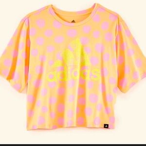 FARM Rio Yellow and Pink Polka Dot Top